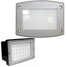 Φωτιστικό Χωνευτό Ορθογώνιο LED 1.4W 230V 3100K Θερμό Φως Αλουμινίου Γκρί 9674 IP54